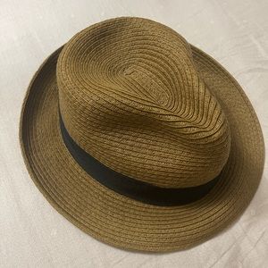 Aritzia Talula Fedora Hat. Brown & Black